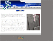 Tablet Screenshot of blueribbondrycleaning.com